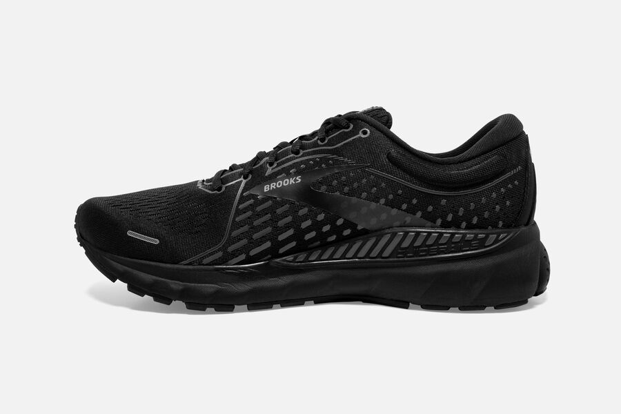 Brooks Running Shoes - Adrenaline GTS 21 Road Mens - Black - RCM-713058